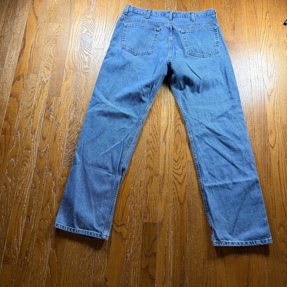 Vintage Faded Glory Mens Original Fit Jeans 36x32 Medium Wash Straight Leg Denim - Picture 10 of 11